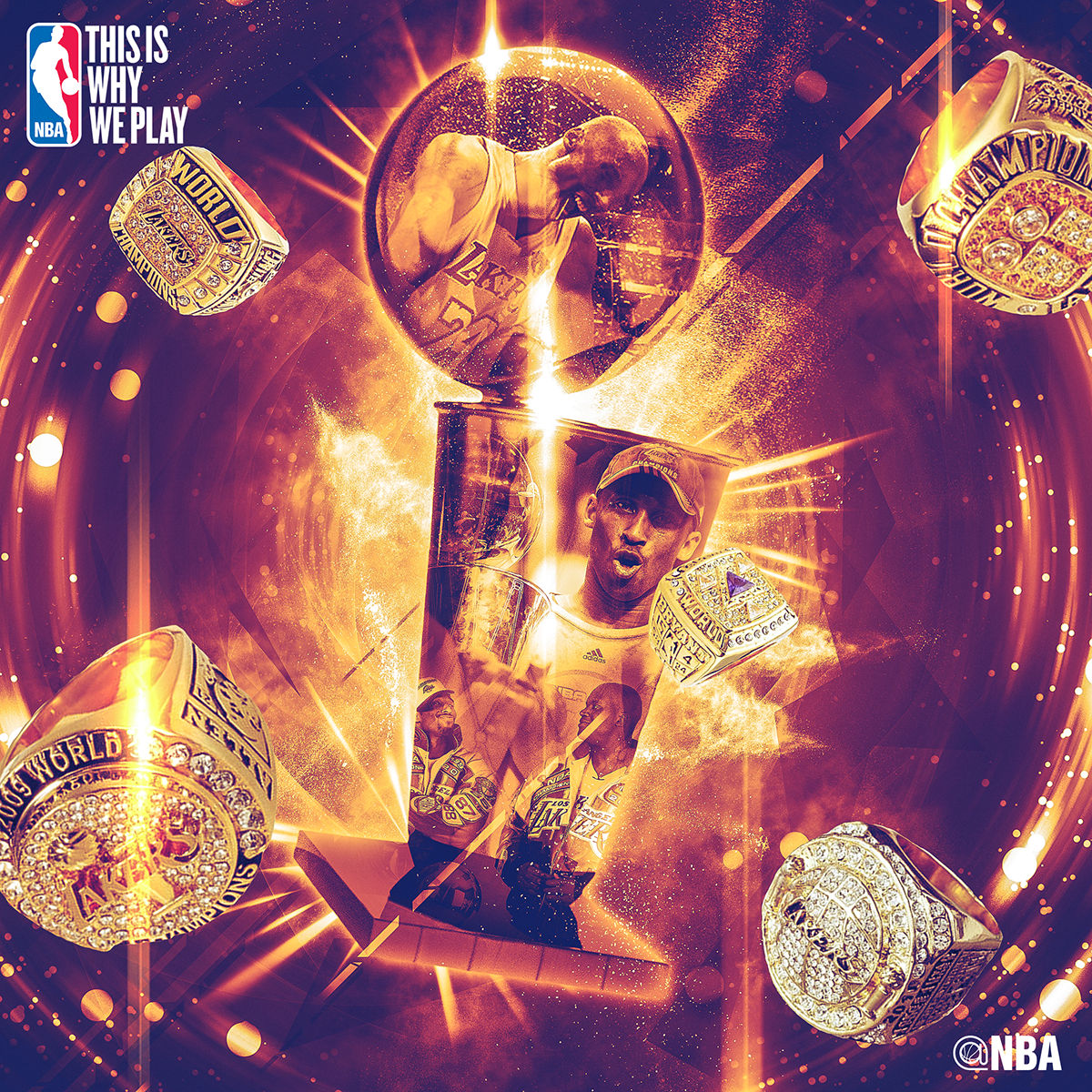 NBA basketball Kobe Bryant black mamba mamba out Kobe BryantDay la Lakers Shaq social media