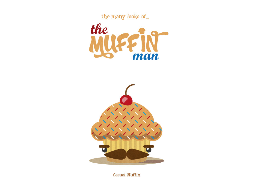 muffin man T Shirt welsh muffin brand logo