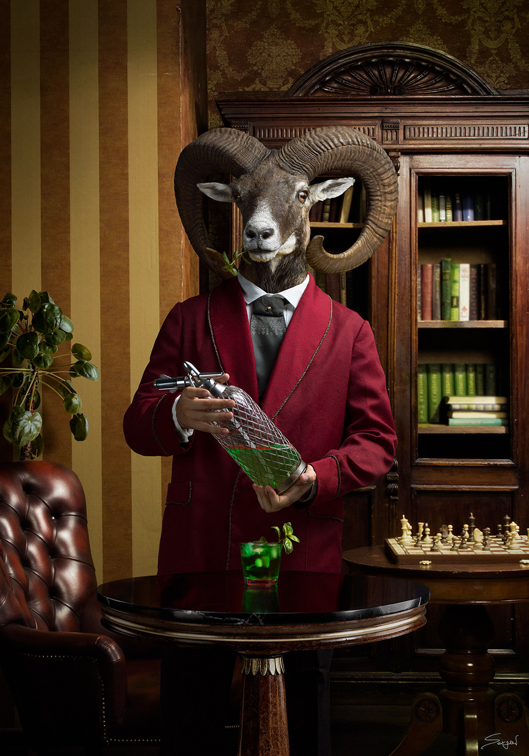 animal Digital Art  drink eat epic game portrait restaurant retouch royal