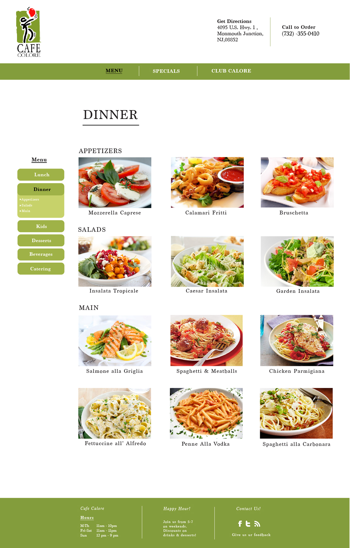 design Web Food 