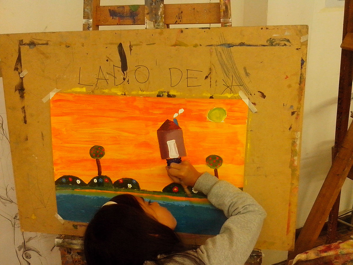 pintura dibujo taller creatividad niños color pinceles Juegos Entretención verano