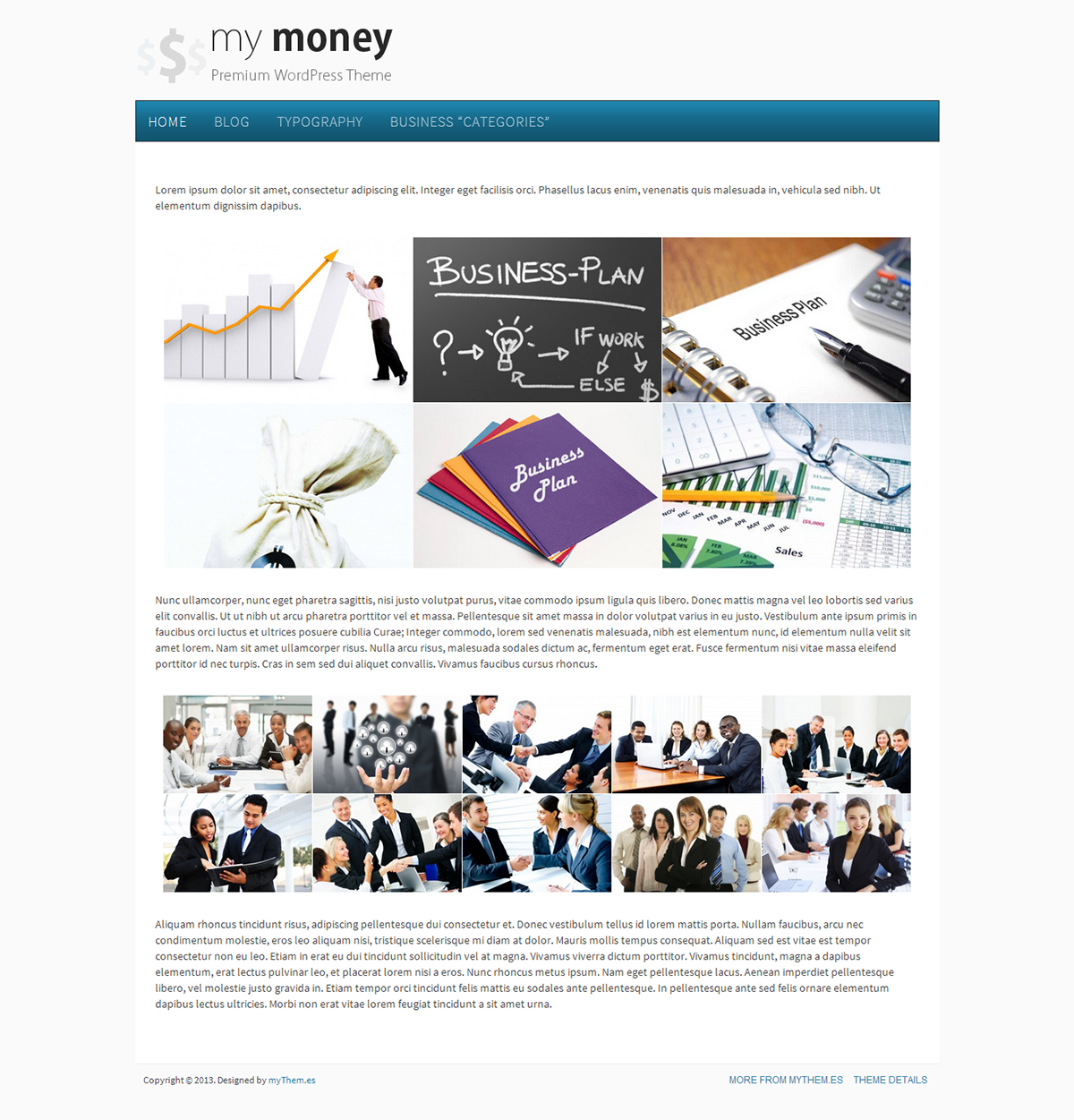 business Clean WordPress Theme custom features economic elegant theme Financial Theme free template Free WordPress minimalist monetary money white theme