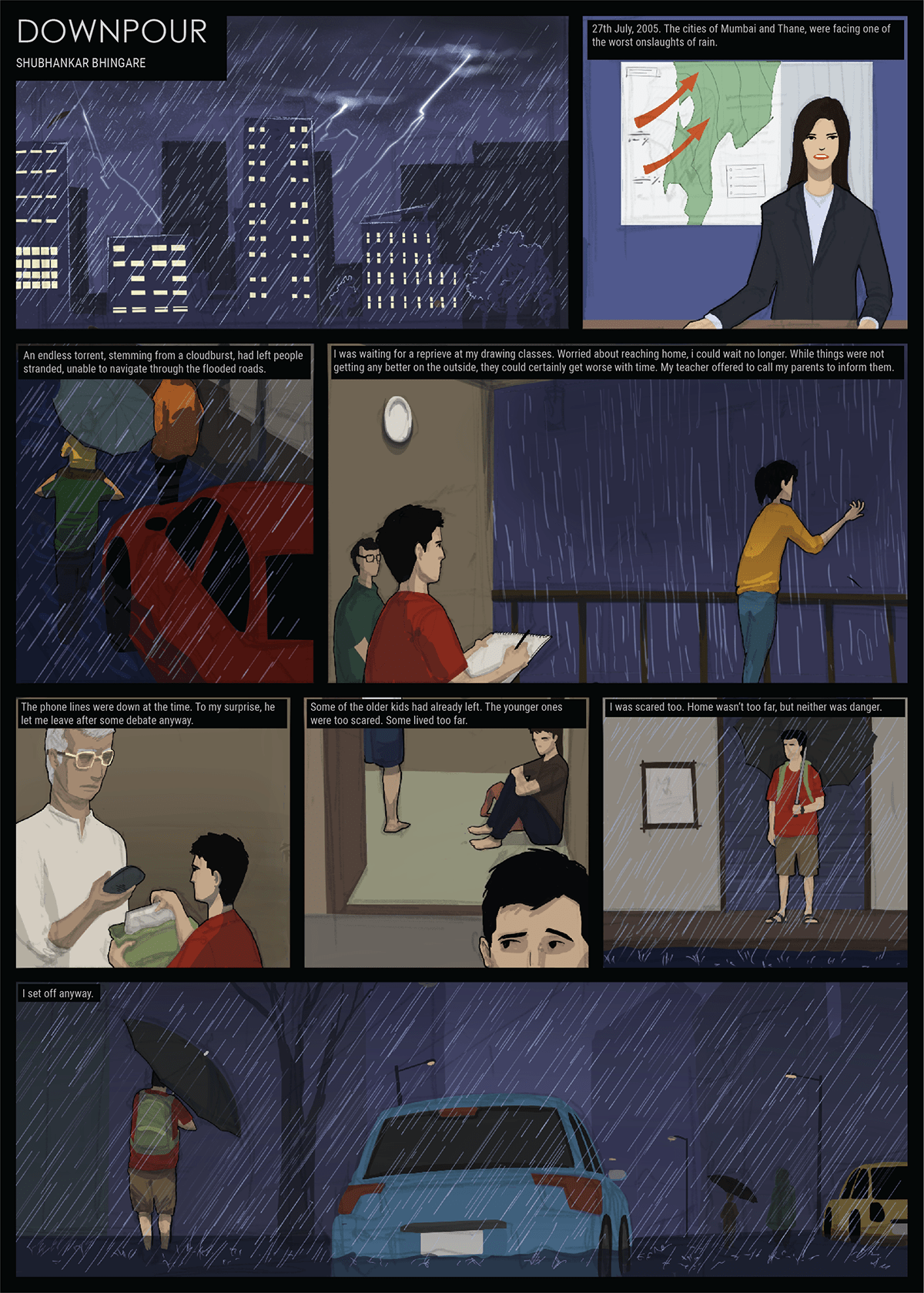 comic Graphic Novel illustrration narration