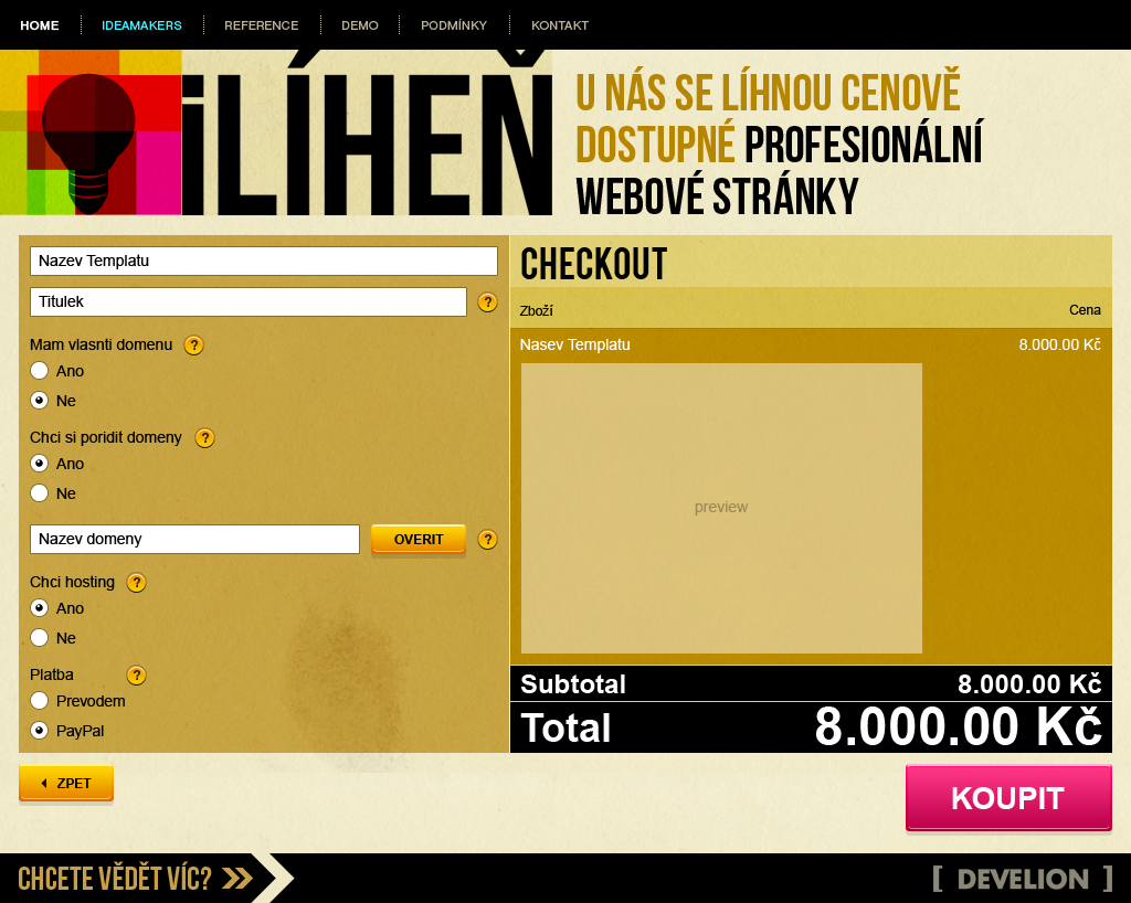 ilihen.cz Webdesign