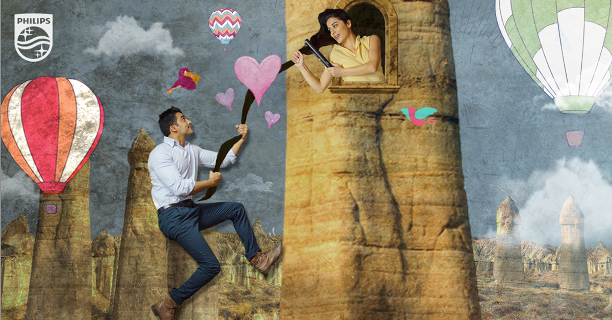 valentines Love Philips campaign collage