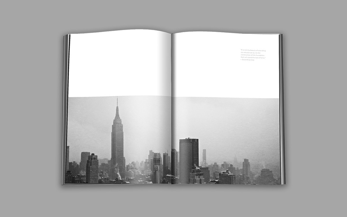 print coffee table real estate construction book Manhattan