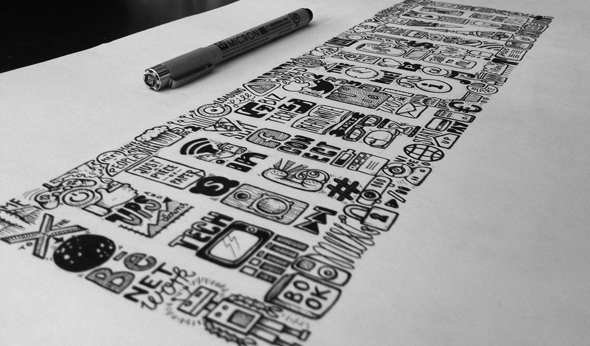 HAND LETTERING type hand drawn type