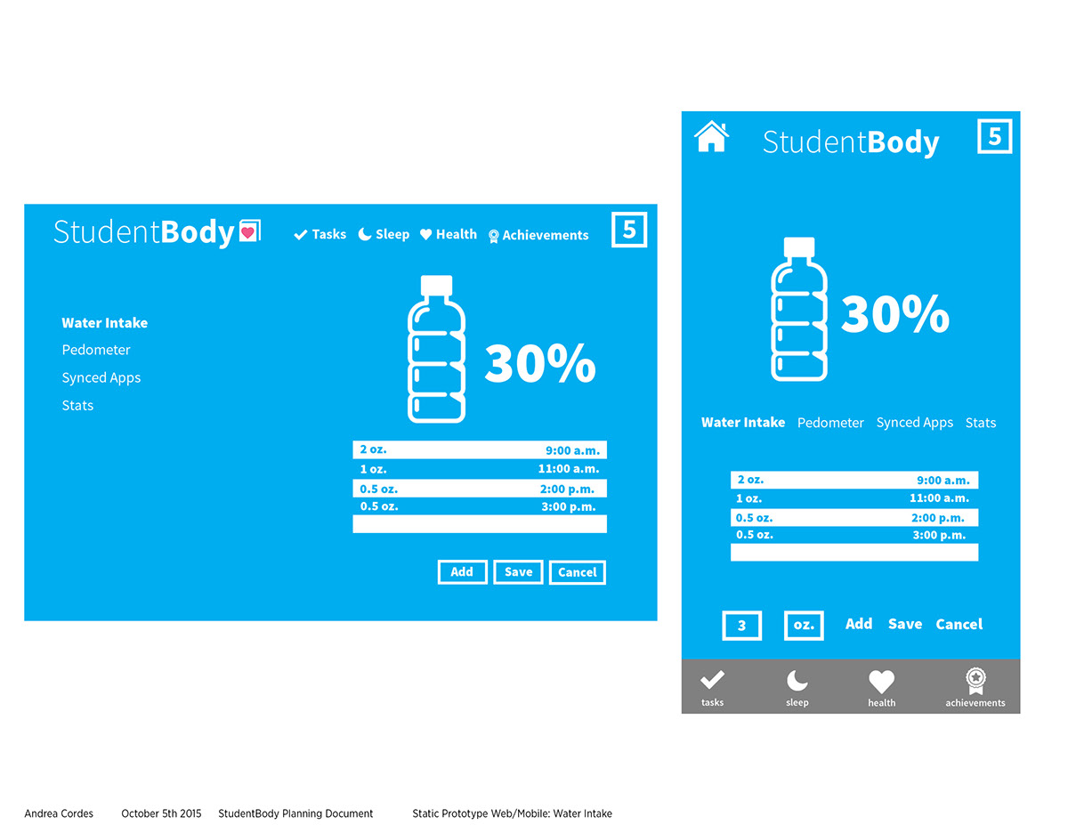 student body Student work application Responsive Design fitness Health college