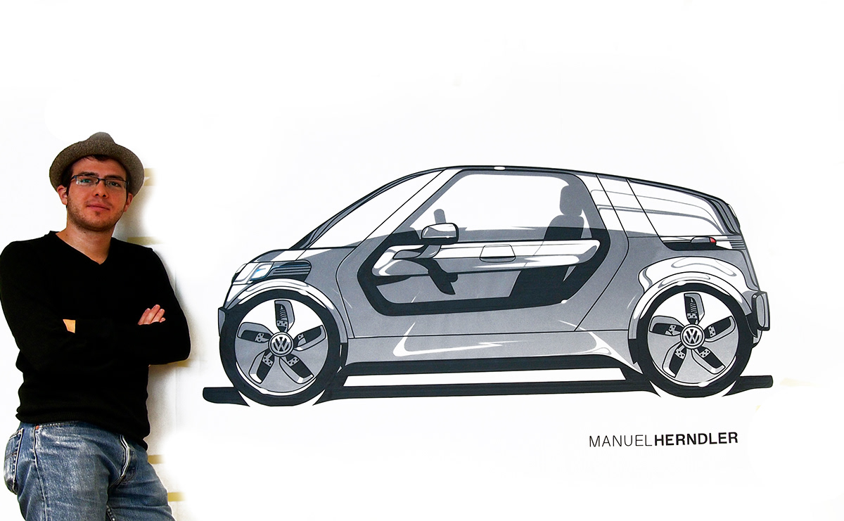 Tape Rendering  taping  Concept Car  Volkswagen