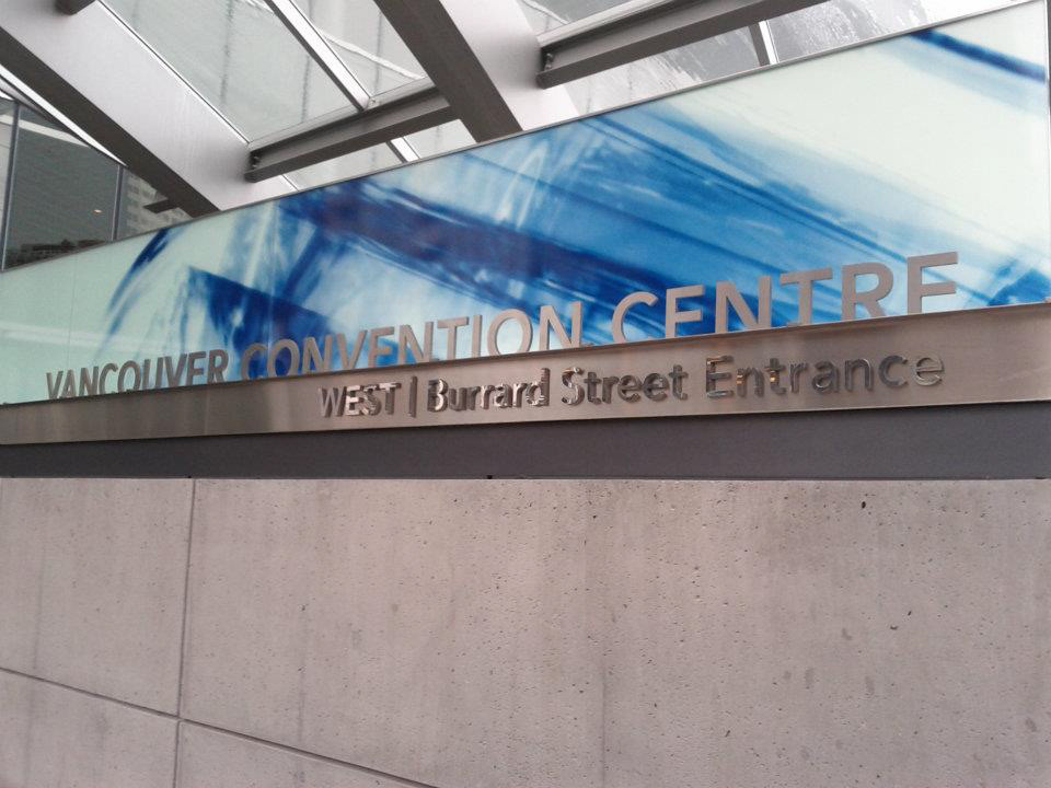 Vancouver Convention Exhibition wayfinding  Signage