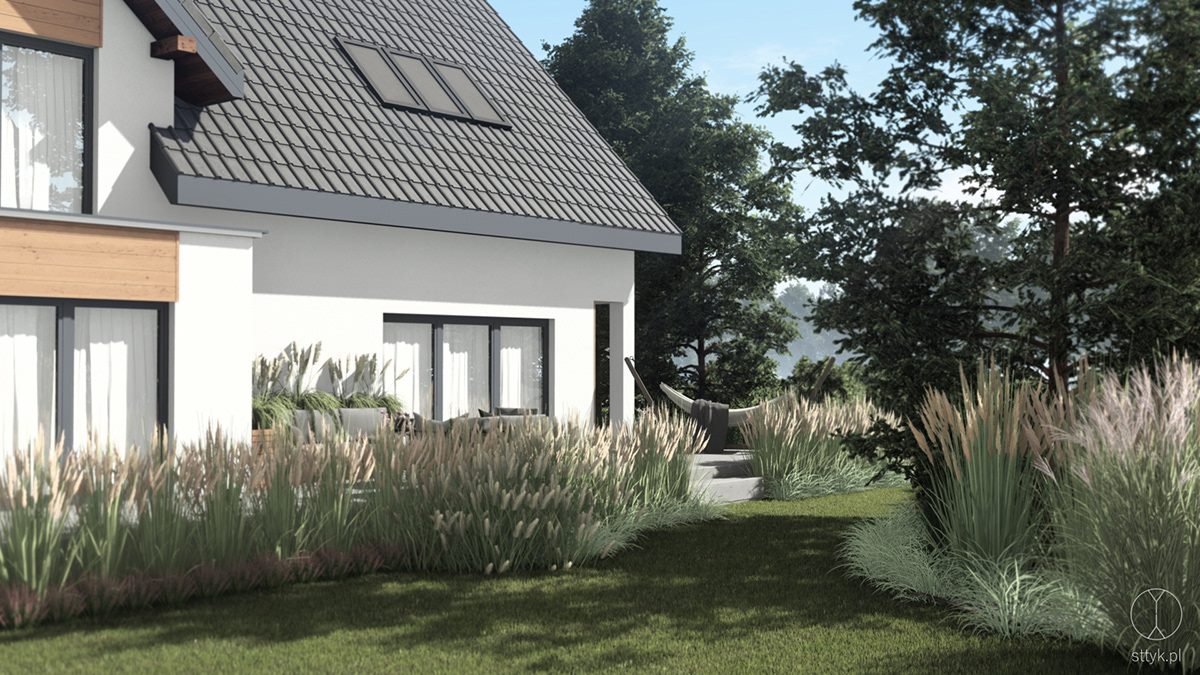 projekt strumyka oczka projektant ogrodów wnętrz gdynia gdańsk sopot Landscape Architecture  exterior design reda rumia wejherowo architekt krajobrazu pracownia sttyk projekt ogrodu trawy w ogrodzie