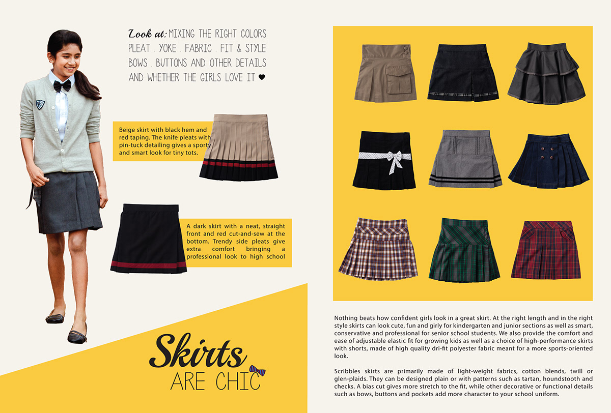 brochure Style Guide School Uniforms