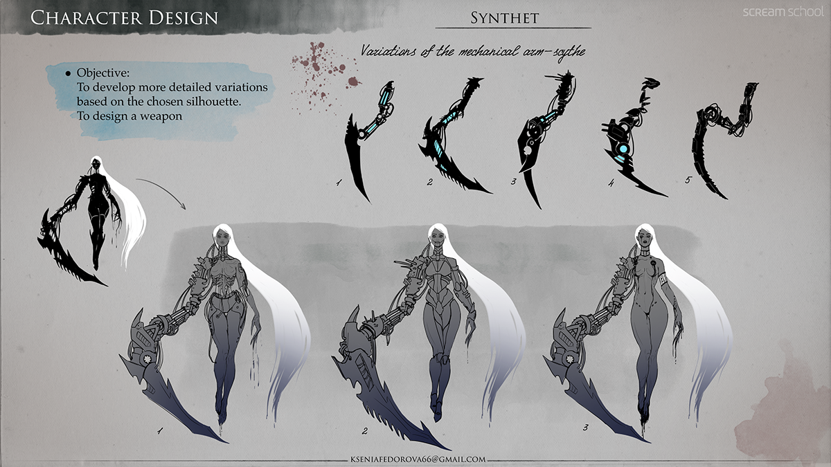 Synthet. Character Design Project on Behance