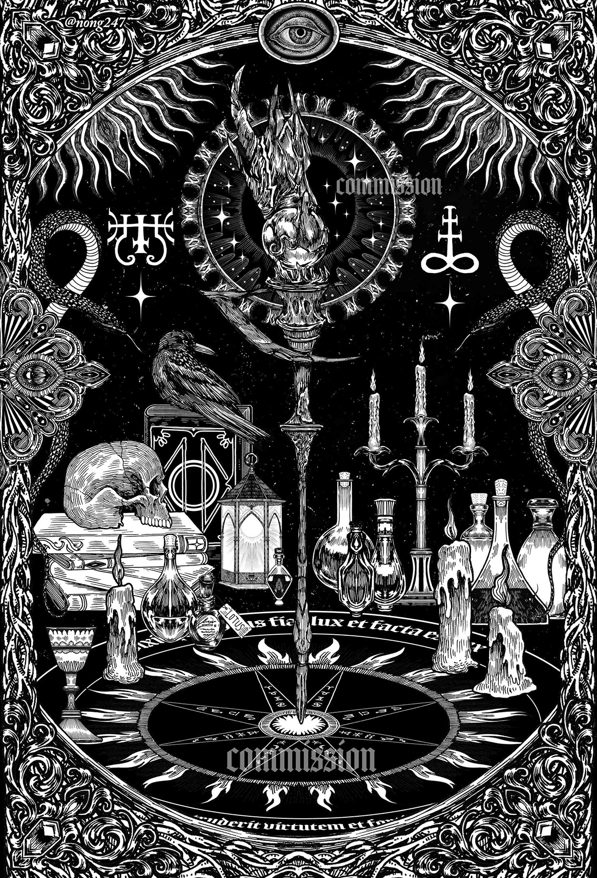 ILLUSTRATION  fantasy artwork occult witchcraft Magic   witch darkfantasy Wicca