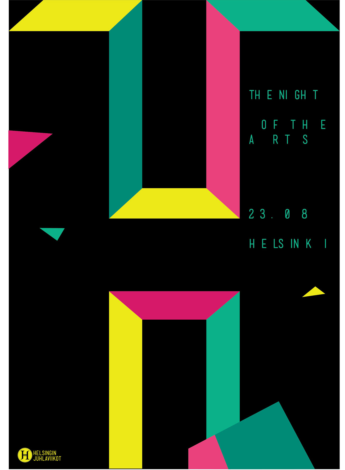 fest festival of arts art design helsinki finland night brochure poster post card pop-up diploma project ADAA madethis girl