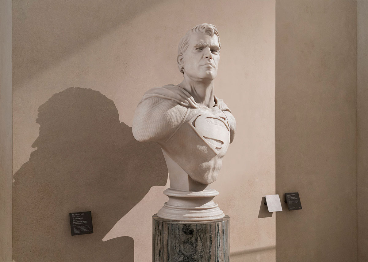 art sculpture heroes batman superman Spider Man marvel Photographie
