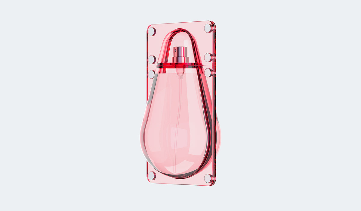 perfume perfume bottle Packaging design marketing   visual identity industrial design  keyshot Solidworks Engineering 