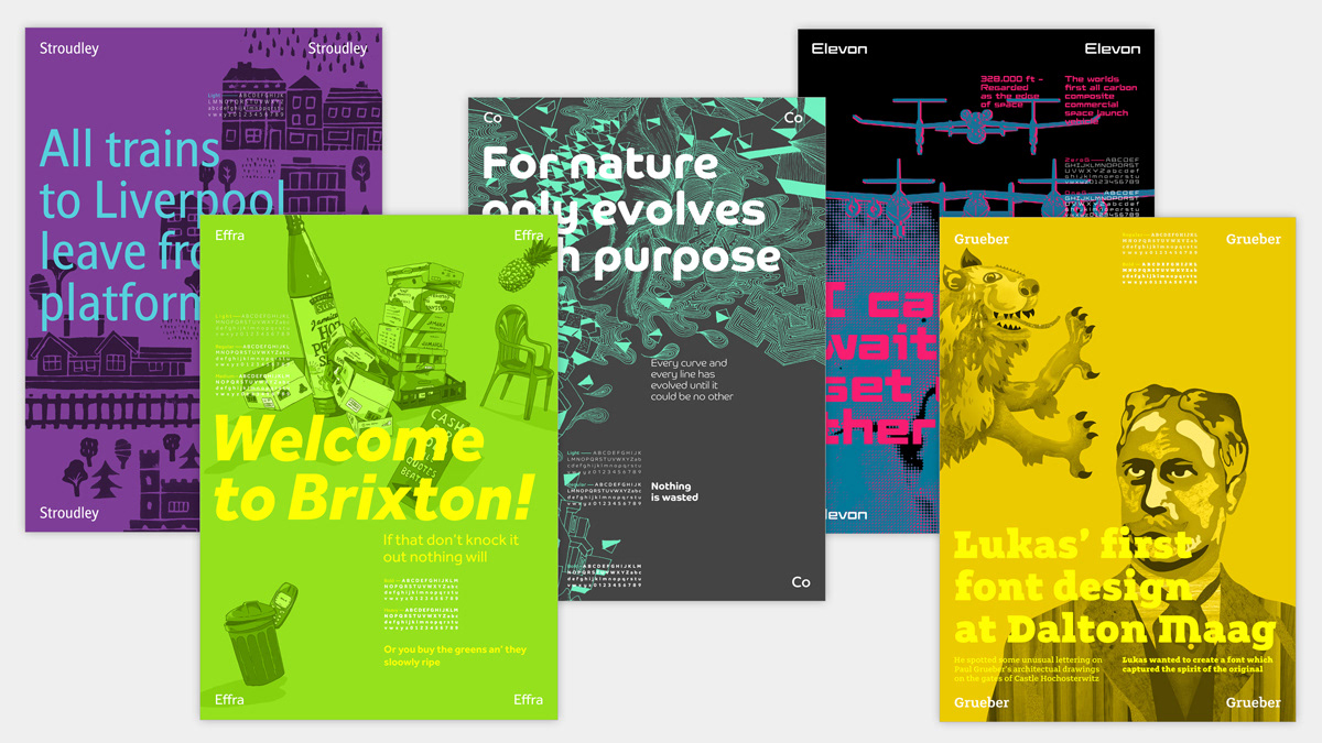 digital foundry type color digital design Interface Website studio portfolio large big bold story Layout