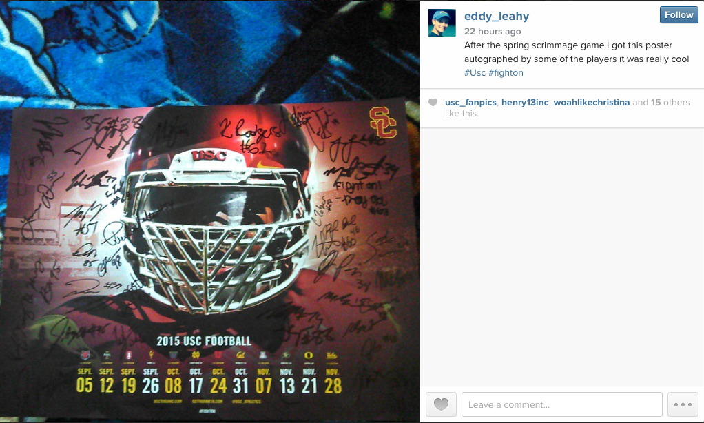 football usc college athlete sport NCAA poster Layout design editorial print Helmet schedule player