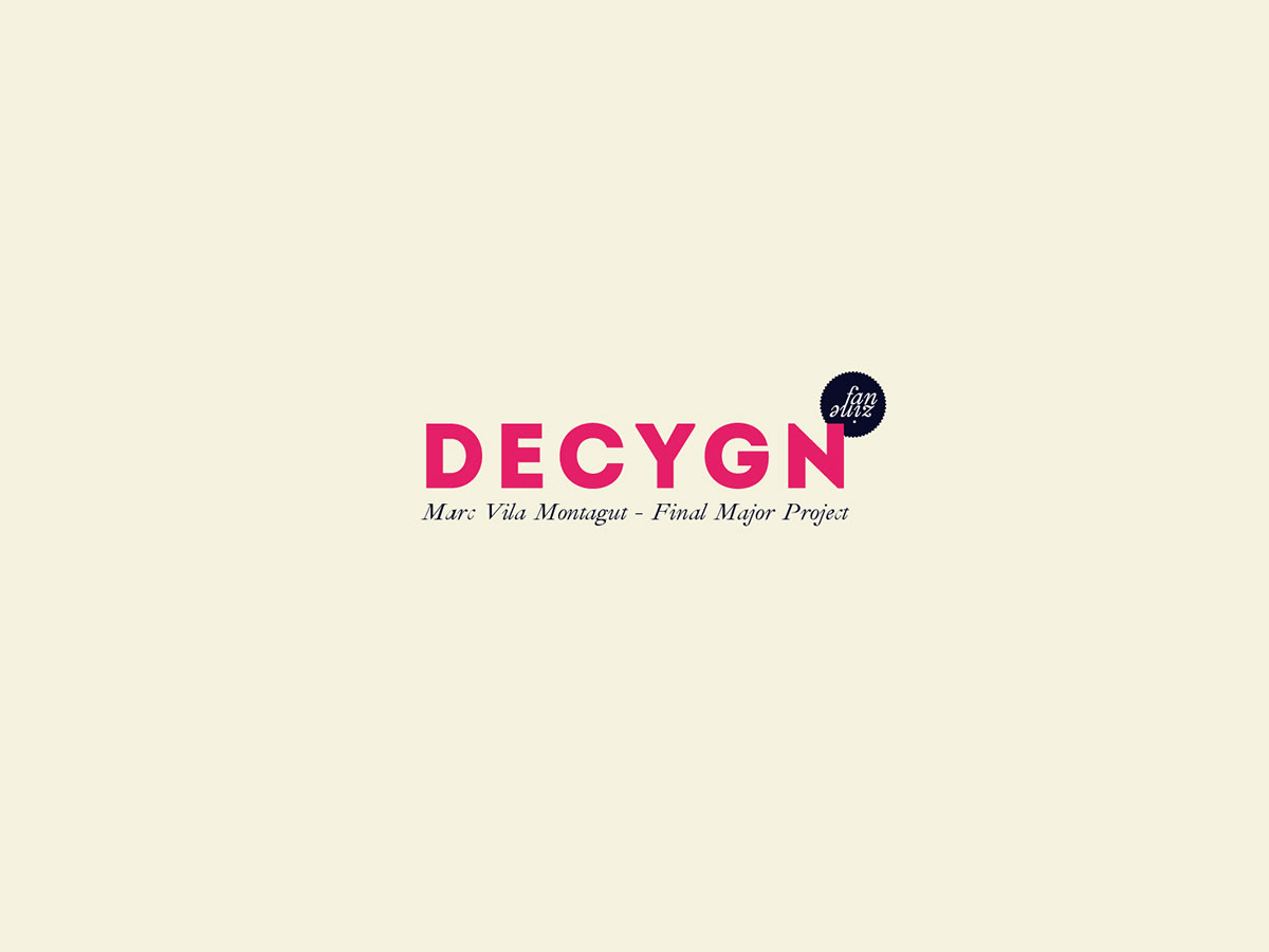 final major Project degygn Guide designers barcelona London