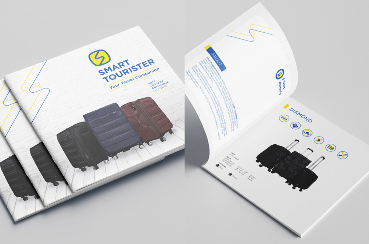 branding  brochure identity logo luggage packaging design stationery design