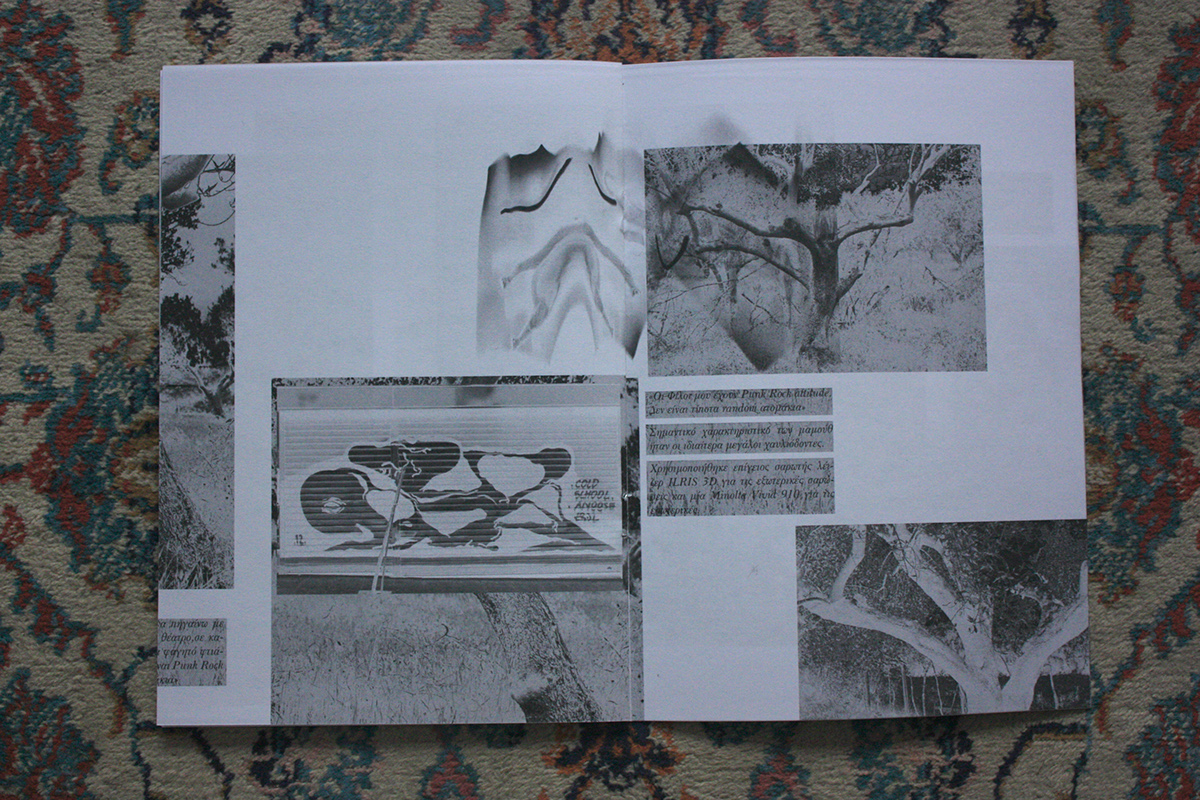 Zine  mammoth olive tree graff iti scanning invert publication