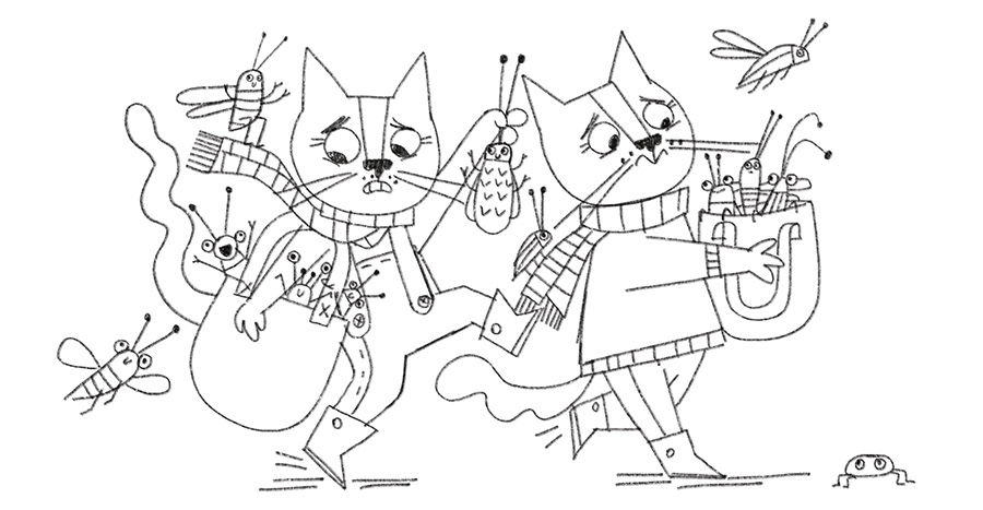 Cat illustration by Marusha Belle
