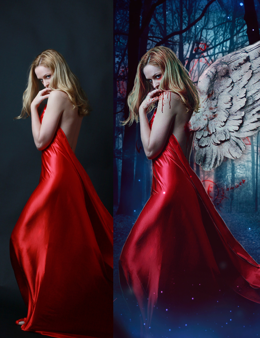 design diseño adobe photoshop ignaciogonzalezrico nachogonzalezrico dark angel fantasy model