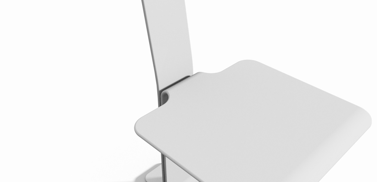 chair bend plastic