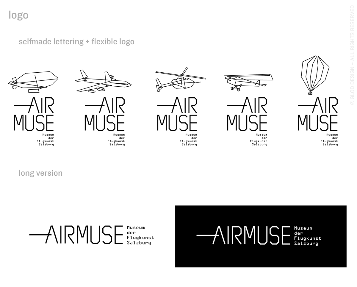Corporate Design logo typo museum technical air