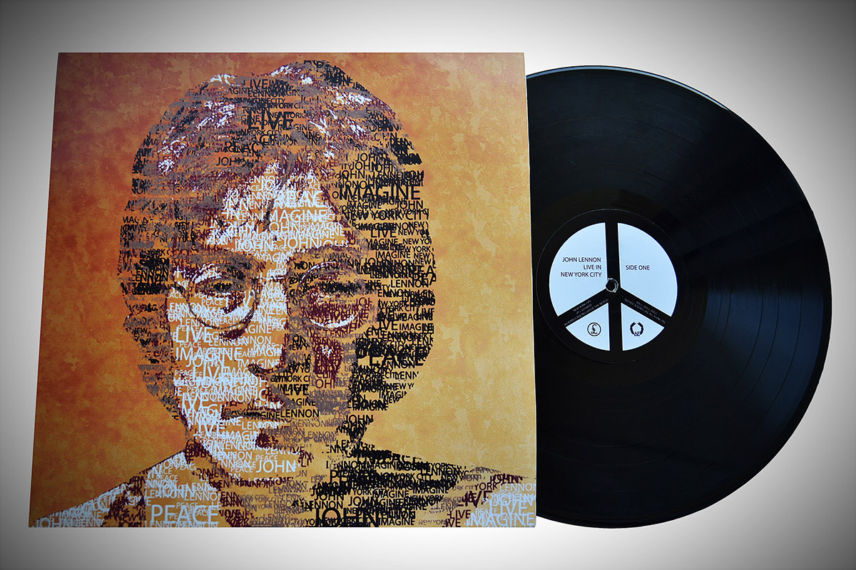 John Lennon packaging vinyl student academic Yoko Ono IPCA new york city Work 