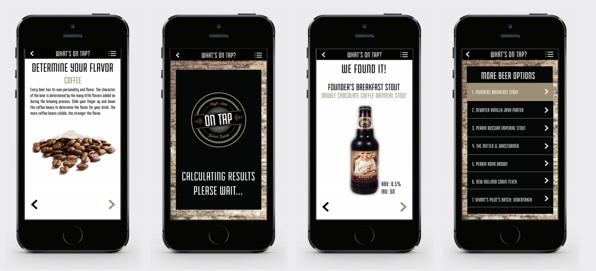 beer design app Phone App On Tap craft beer Grand Rapids