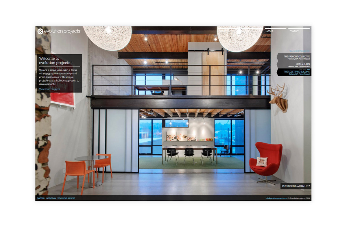 seattle Ballard fremont real estate Northwest urban renewal Website logo identity