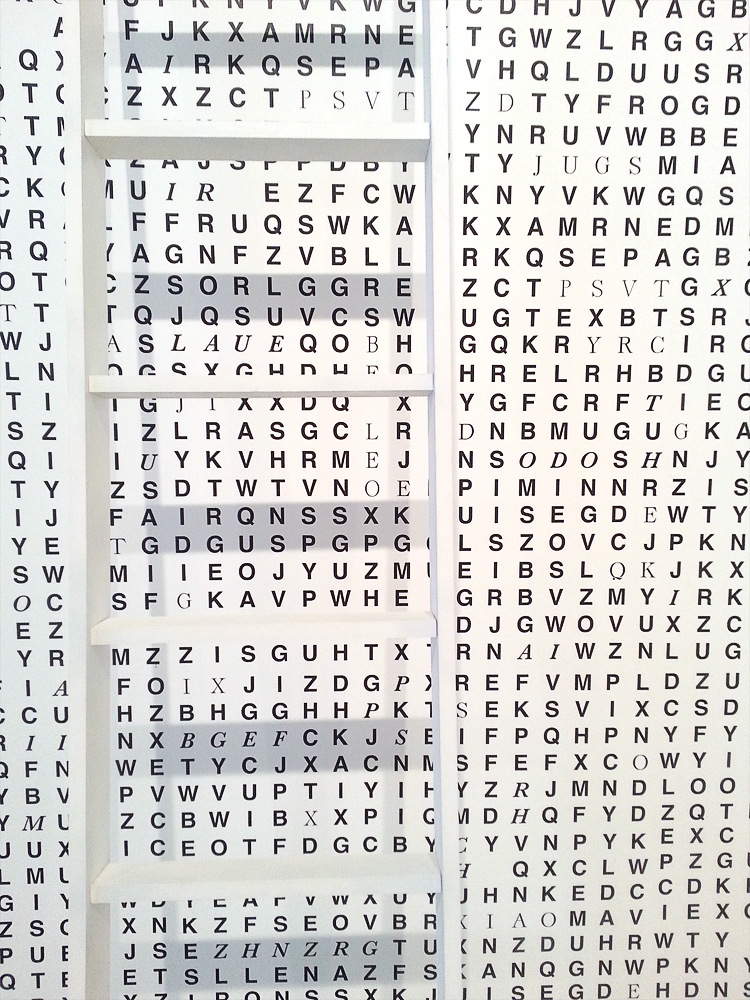 installation BFA type conceptual identity self-identity word search letters et al NWSA new world school of the arts student project
