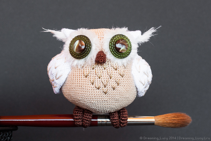 craft toy owl crochet amigurumi handmade Pet animal bird