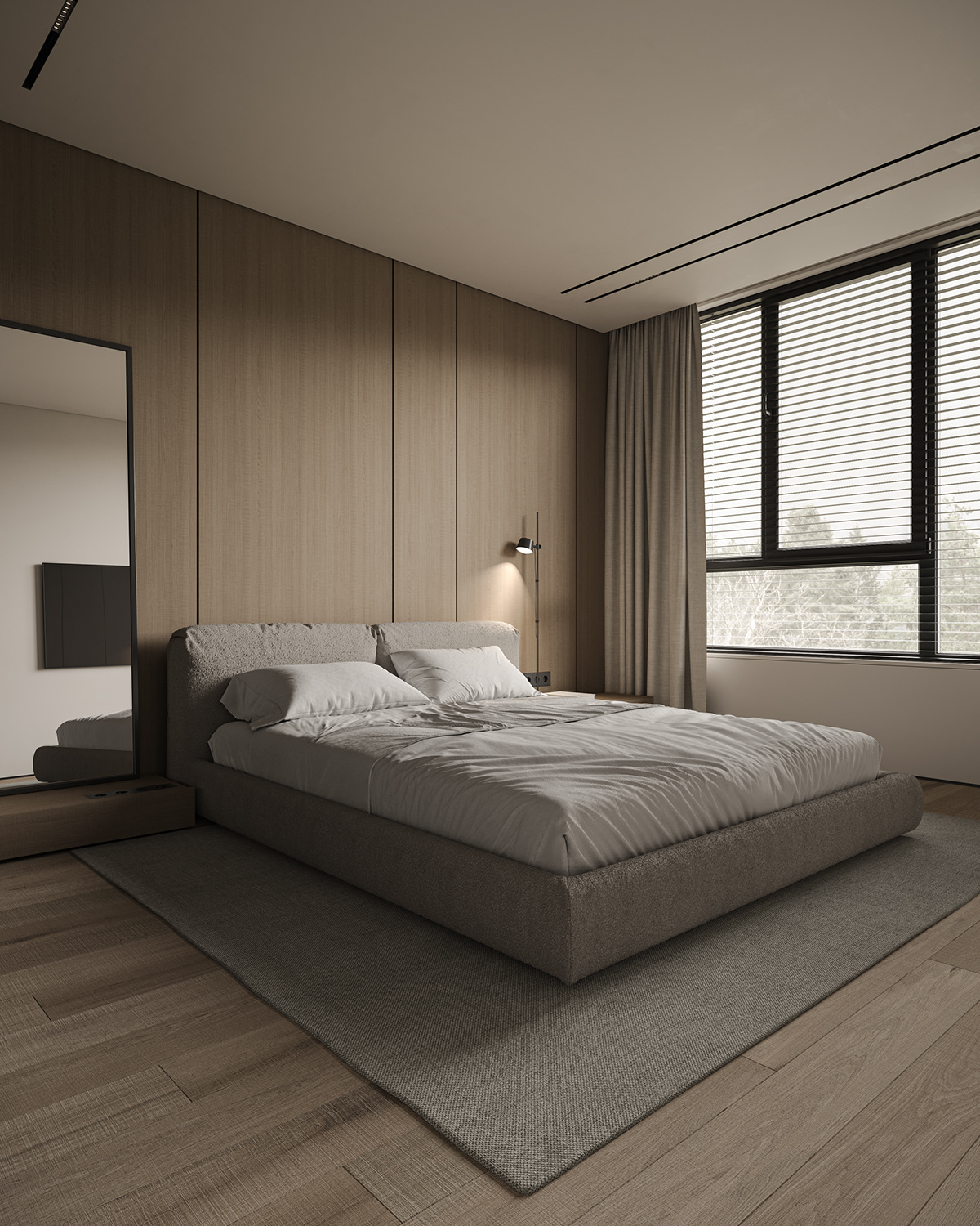 interior design  Interior design architecture 3ds max visualization CGI cozy interior Minimalism minimaldesign