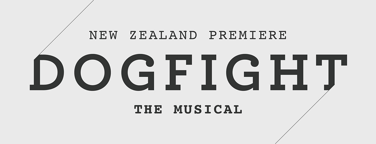 Theatre musical theatre NZ Theatre nz design Freelance New Zealand playbill dogfight