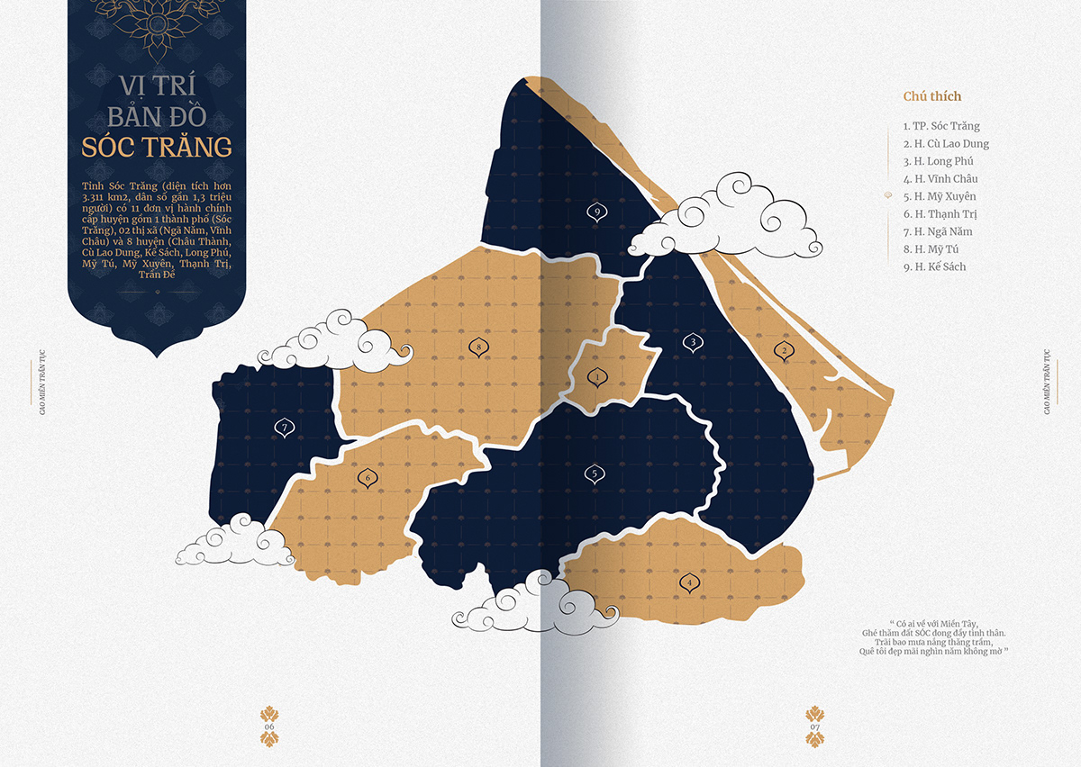 artbook cao mien tran tuc editorial Layout sóc trăng vietnam cultural