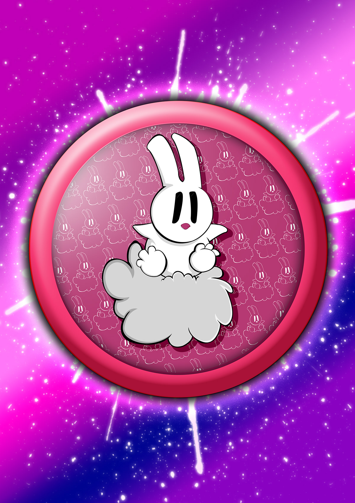 bunny rabbit cute Illustrator cartoon toon Character