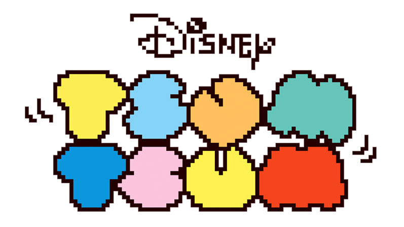 Pixel art of Disney Tsum's character.Inspired from LINE Tsum Tsum&apos...