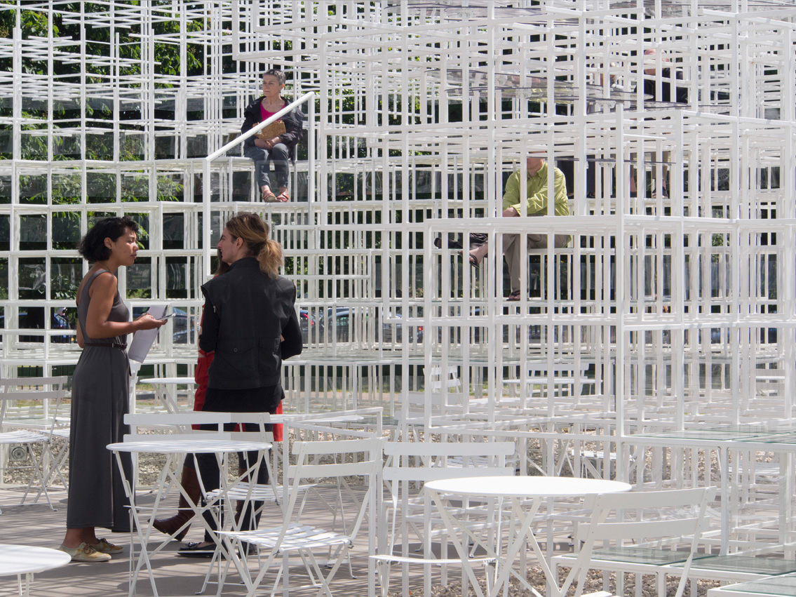 arts contemporary installation cafe architectural photography London serpentine parks
