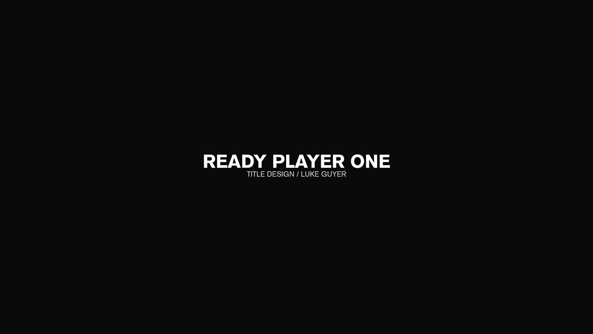 title design ready player one motion design luke guyer sva motion