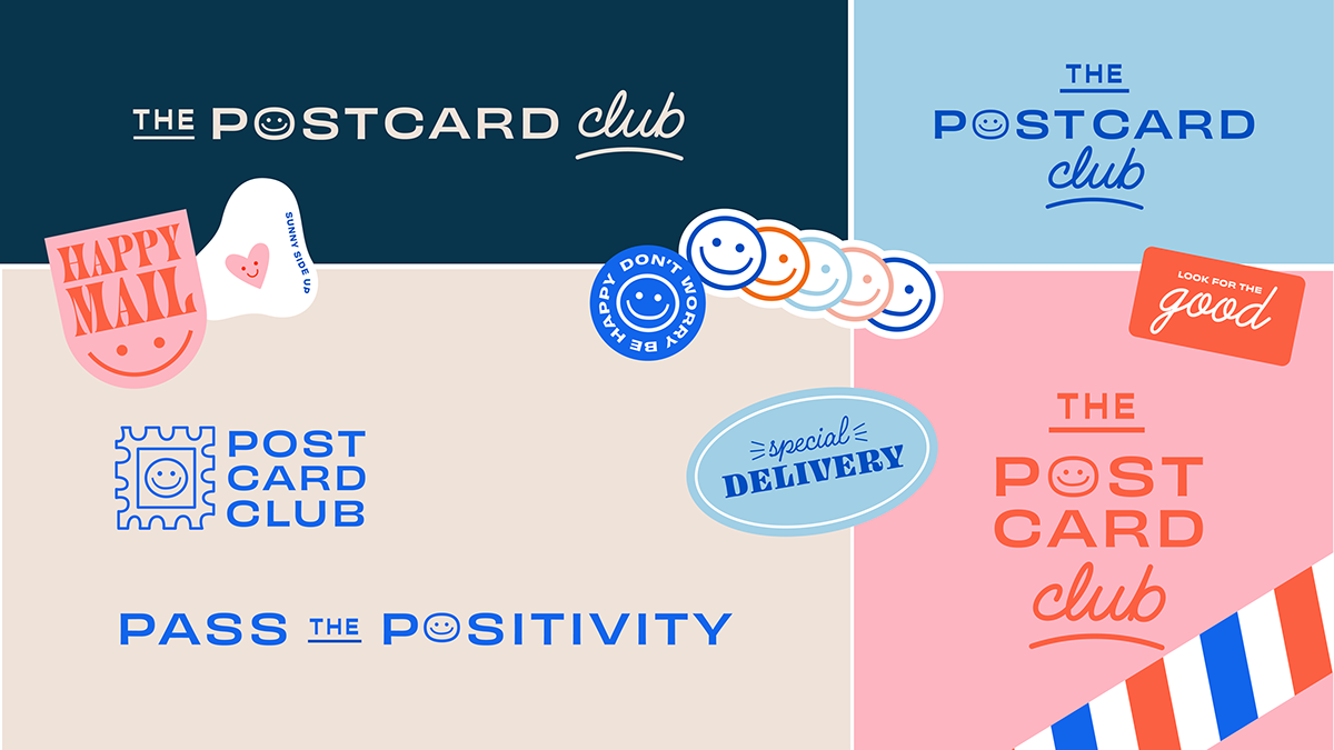Adobe Portfolio Brand Design brand identity design identity Logo Design postcard snail mail Social media post visual identity
