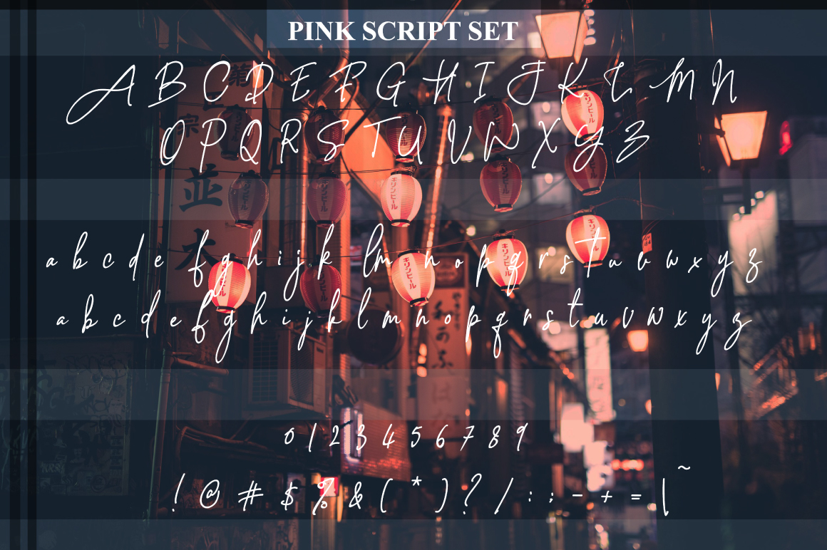 pink Script font fonts free hand lettered lettering handwriting handwritten