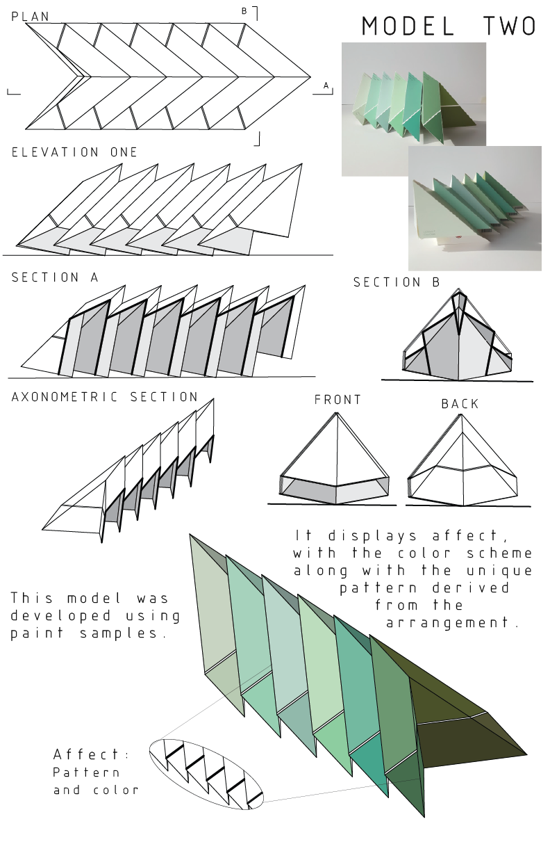 architecture green Illustrator model origami  photoshop plans Render tutorial visualization
