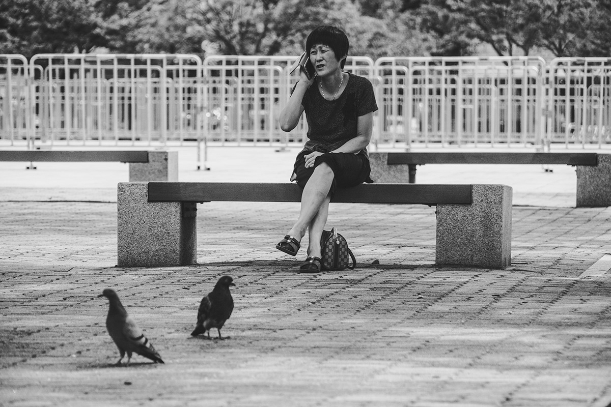 South Korea goyang city seul street photography black and white asia people trip