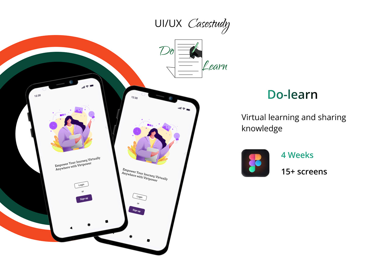 Education CaseStudy UI/UX e-learning ui design Mobile app virtual learning