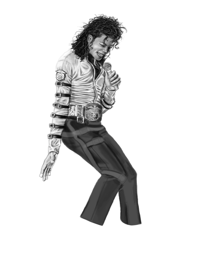 Celebrity portrait Michael Jackson