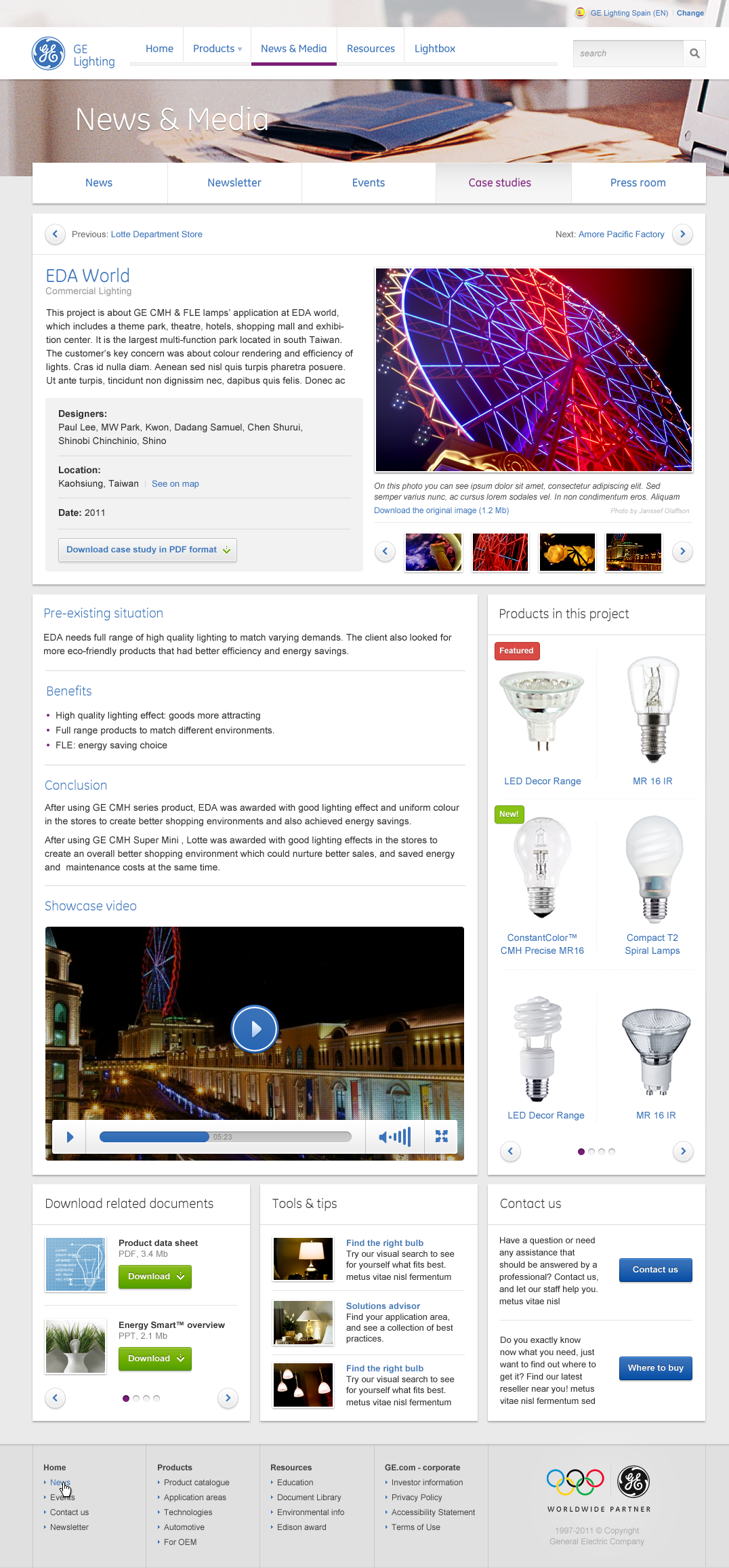Webdesign  screen design interface design  UI Design general electric ge