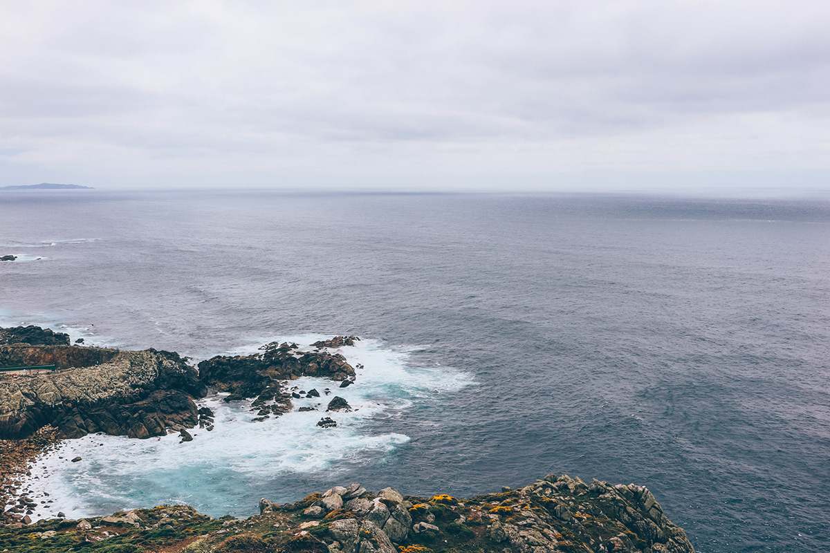church cliffs endofworld energy Galicia infinite Ocean spain west